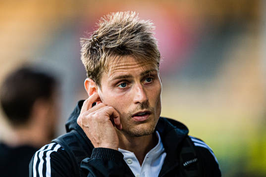 Kristoffer Zachariassen of Rosenborg looks dejected