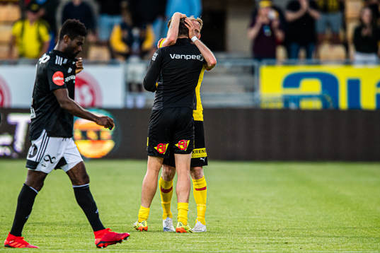 Pål Andre Helland and Gjermund Åsen of Lillestrøm
