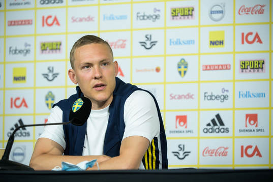 Ludwig Augustinsson of the Swedish national football team
