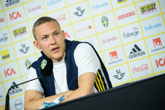 Ludwig Augustinsson of the Swedish national football team