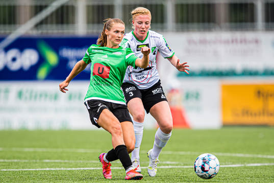 Marina Heggernes Jensen of Amazon Grimstad and Stina Næss