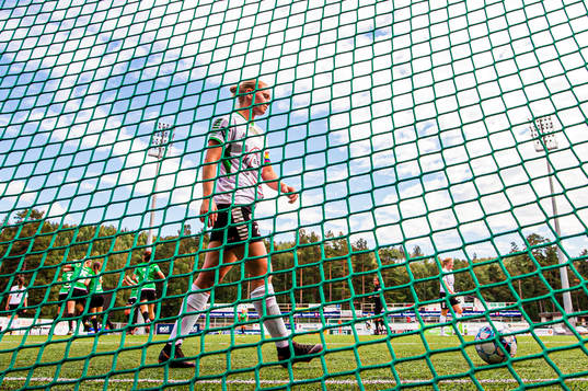 Silje Bekkåsen Nyhagen of Hønefoss looks dejected