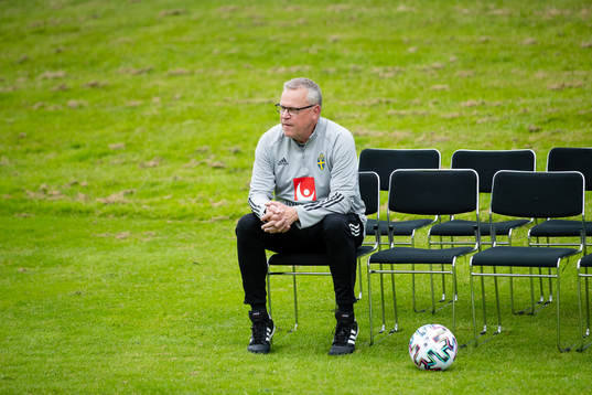 Head coach Janne Andersson of the Swedish national football