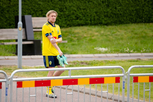 Emil Forsberg of the Swedish national football team