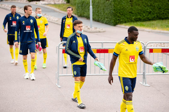 Jordan Larsson and Ken Sema of the Swedish national