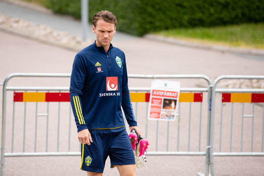 Albin Ekdal of the Swedish national football team