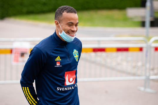 Robin Quaison  of the Swedish national football team