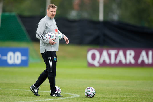 Assistant coach Peter Wettergren of the Swedish national