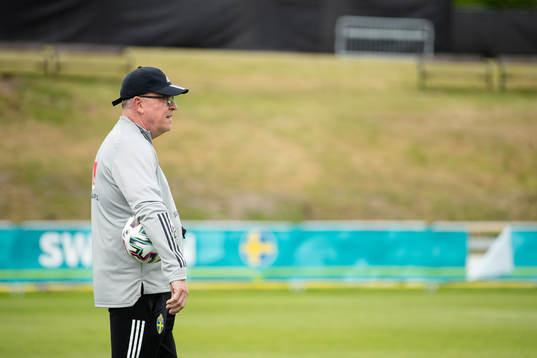 Head coach Janne Andersson of the Swedish national football