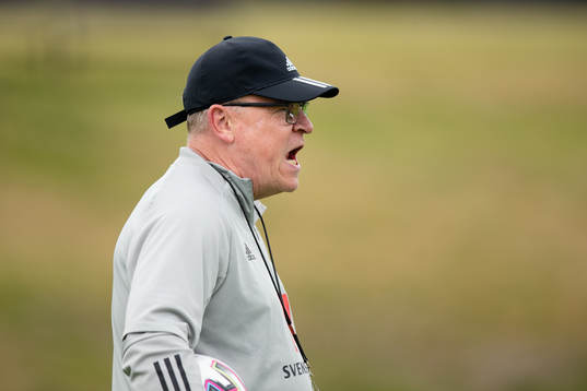 Head coach Janne Andersson of the Swedish national football