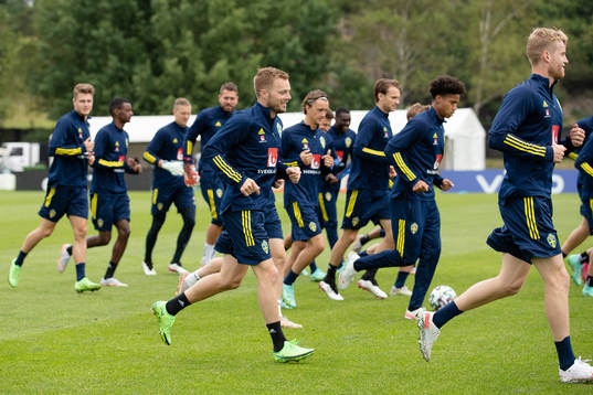 Sebastian Larsson of the Swedish national football team at
