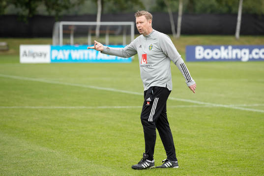 Assistant coach Peter Wettergren of the Swedish national
