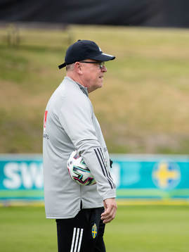 Head coach Janne Andersson of the Swedish national football