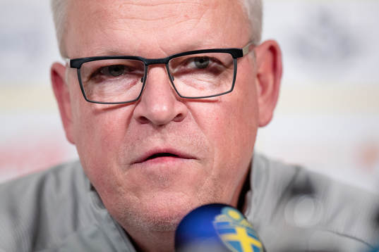Head coach Janne Andersson of the Swedish national football