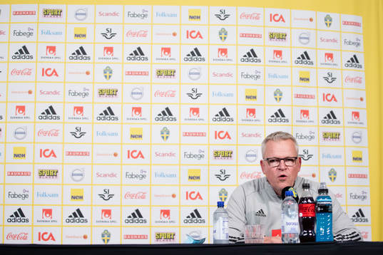 Head coach Janne Andersson of the Swedish national football