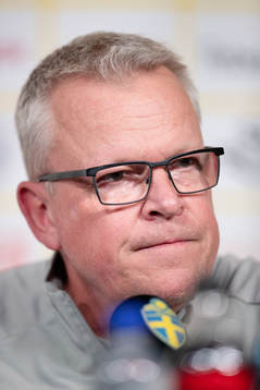 Head coach Janne Andersson of the Swedish national football