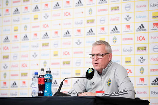Head coach Janne Andersson of the Swedish national football