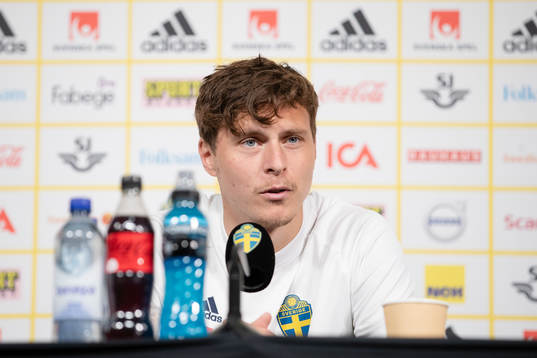 Victor Nilsson Lindelöf of the Swedish national football