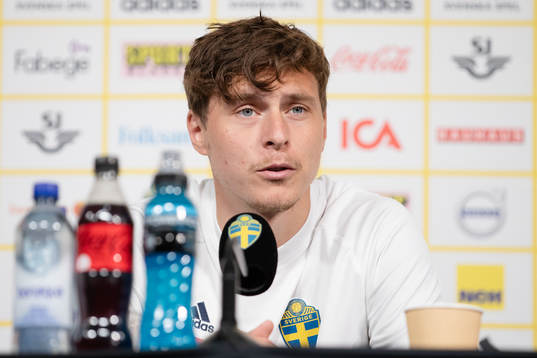 Victor Nilsson Lindelöf of the Swedish national football