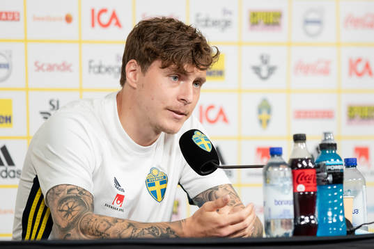 Victor Nilsson Lindelöf of the Swedish national football