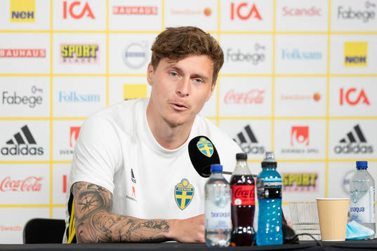 Victor Nilsson Lindelöf of the Swedish national football