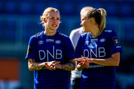 Marie Dølvik Markussen and Synne Sofie Kinden Jensen of