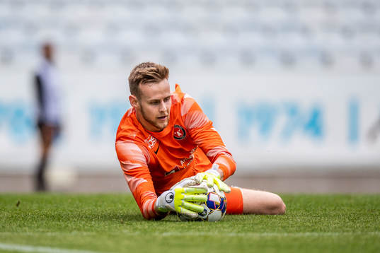 Midtjyllands målvakt Elias Olafsson
