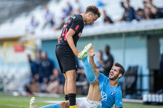 Midtjyllands Mikael Anderson och Malmö FFs Adi Nalic
