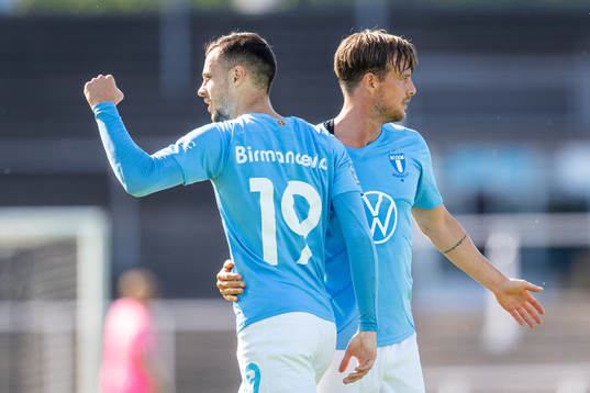 Malmö FFs Veljko Birmancevic jublar