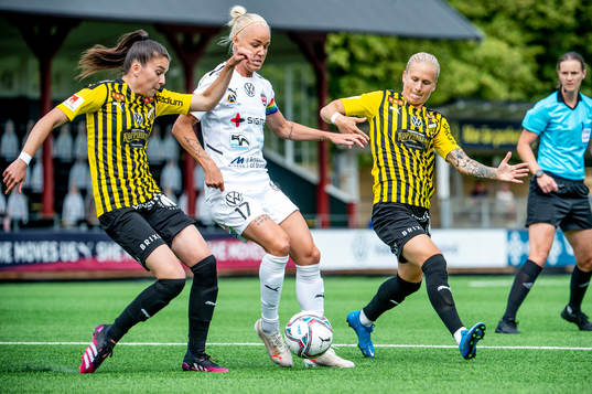 Rosengårds Caroline Seger mot Häckens Anna Julia Csiki