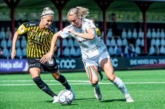 Rosengårds Mimmi Larsson mot Häckens Emma Kullberg