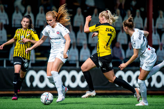 Rosengårds Glódís Perla Viggósdóttir mot Häckens