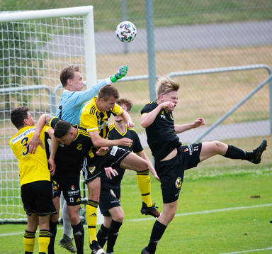 IFK Hässleholms mittbackar Isak Orajärvi och Isak Olsson