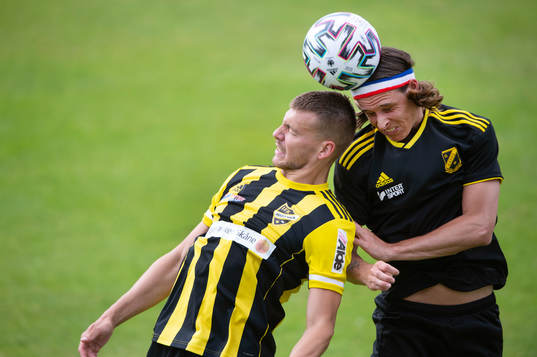 IFK Hässleholms Ivan Danielsson Andanovski i matchen i