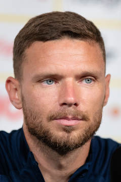 Marcus Berg of the Swedish national football team at a