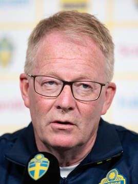 Scout Lars Jacobsson of the Swedish national football team