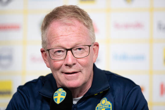 Scout Lars Jacobsson of the Swedish national football team