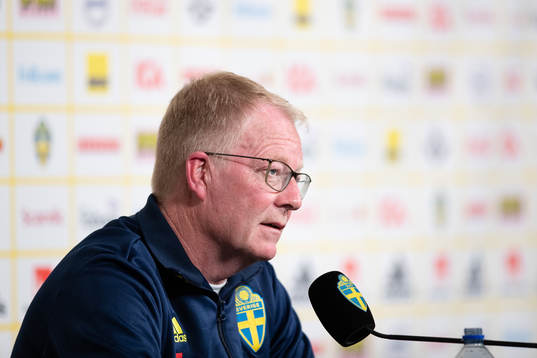 Scout Lars Jacobsson of the Swedish national football team