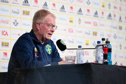 Scout Lars Jacobsson of the Swedish national football team
