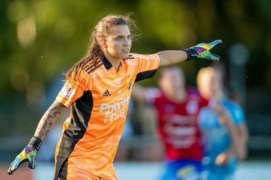 Djurgårdens målvakt Kelsey Daugherty