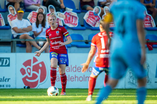 Vittsjös Sandra Adolfsson agerar