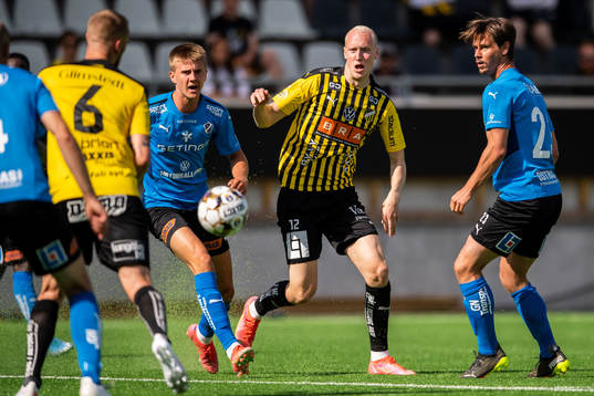 Halmstads Emil Tot Wikström och Patrik Wålemark