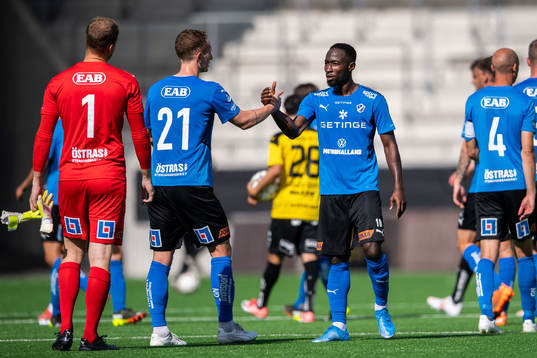 Halmstads Sadat Karim jublar