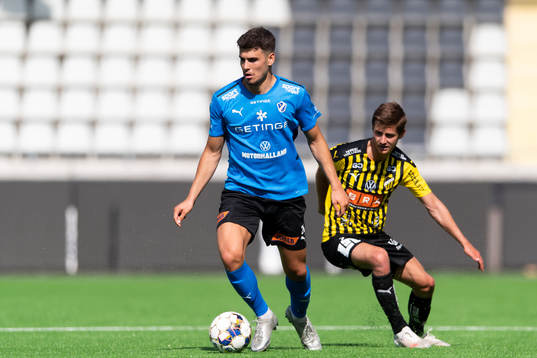 Halmstads Edvin Kurtulus och Leo Bengtsson