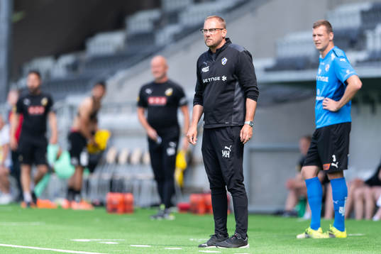 Halmstads manager Magnus Haglund