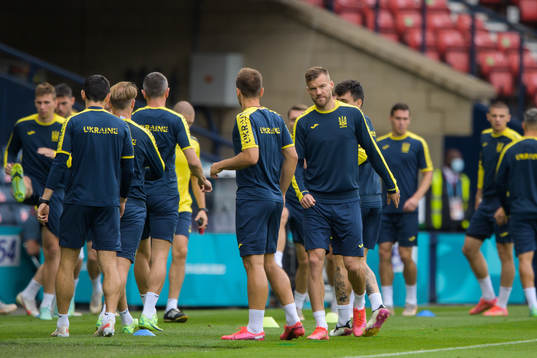 Andriy Yarmolenko of the Ukrainian national football team