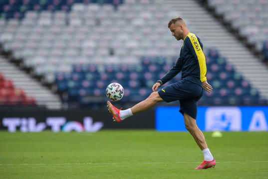 Andriy Yarmolenko of the Ukrainian national football team