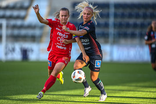 Örebros Frida Abrahamsson och Linköpings Alva Selerud
