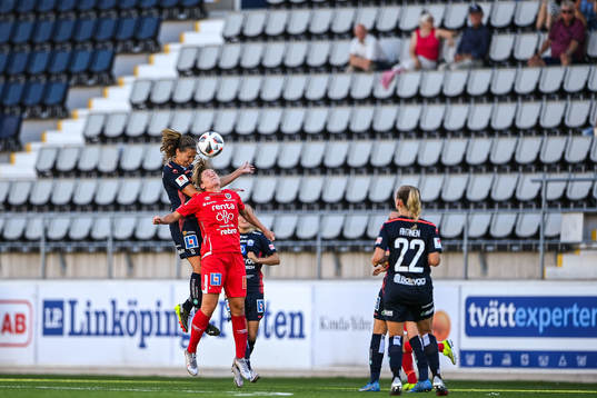 Linköpings Emma Lennartsson och Örebros Karin Lundin