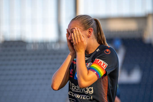 Linköpings Frida Leonhardsen Maanum i tårar